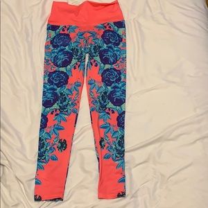 Onzie Pants - Neon floral Om Shanti workout leggings! Onzie Pants - Neon floral Om Shanti workout leggings!